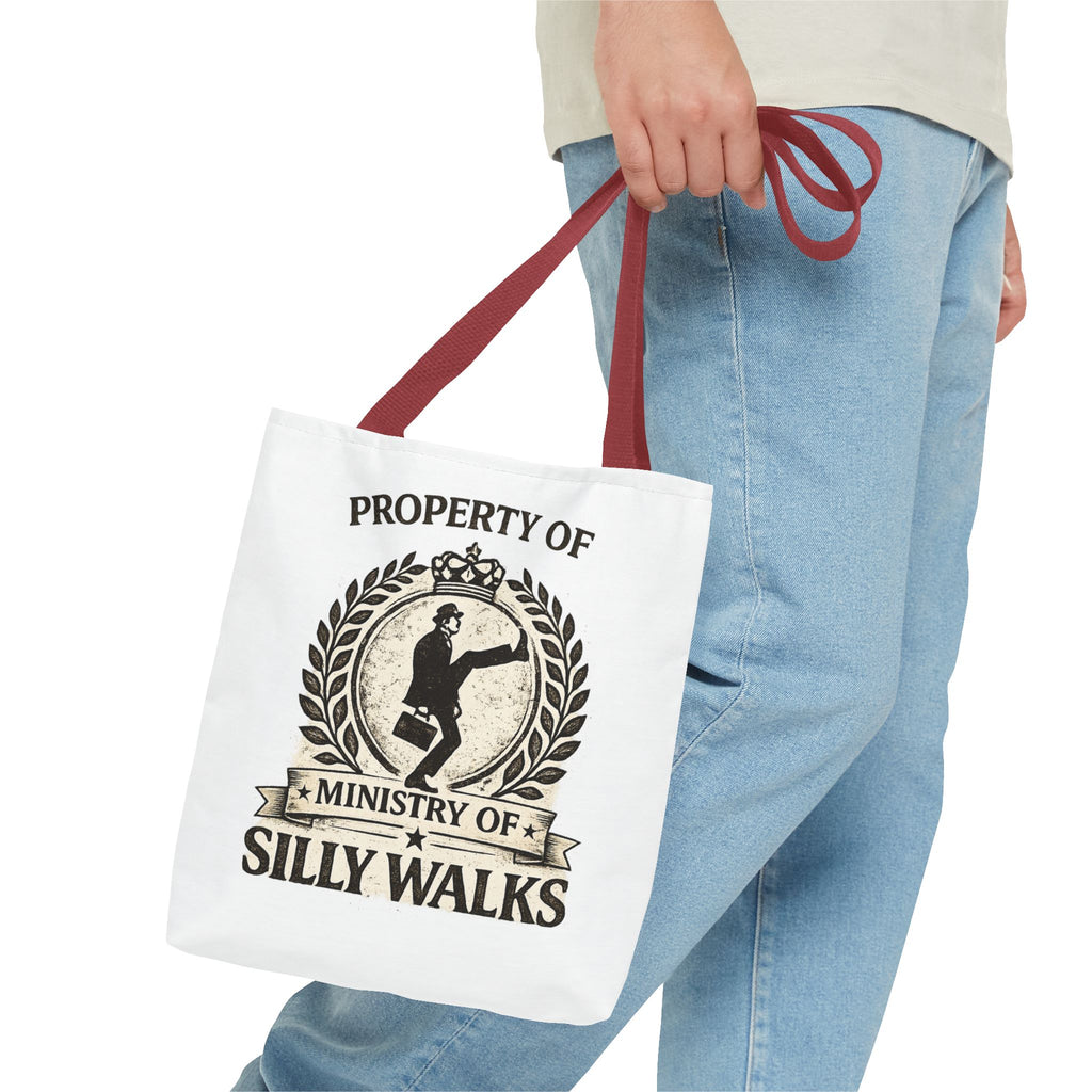 Ministry of Silly Walks Eco Friendly tote bag - Mutantur Labs LLC