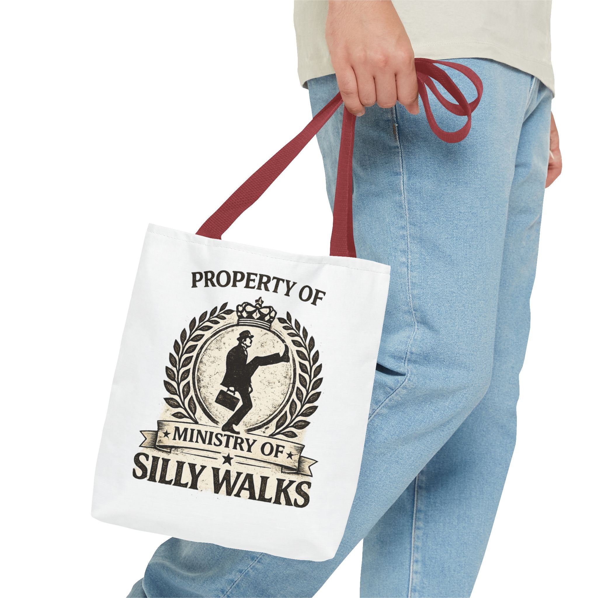 Ministry of Silly Walks Eco Friendly tote bag - Mutantur Labs LLC