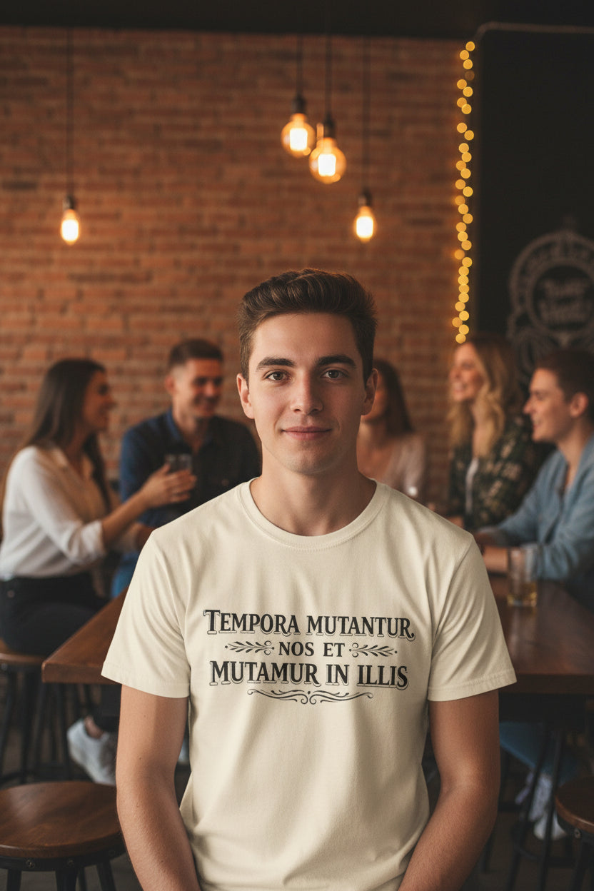 Tempora Mutantur T-Shirt | Latin Quote Comfort Colors Graphic Tee - Mutantur Labs LLC