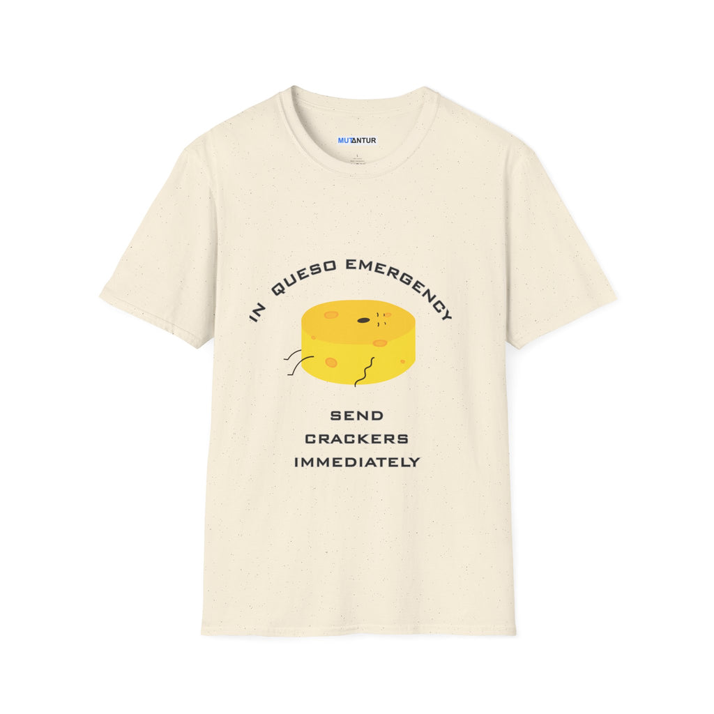 In Queso Emergency T-Shirt | Funny Cheese Pun Graphic Tee - Mutantur Labs LLC