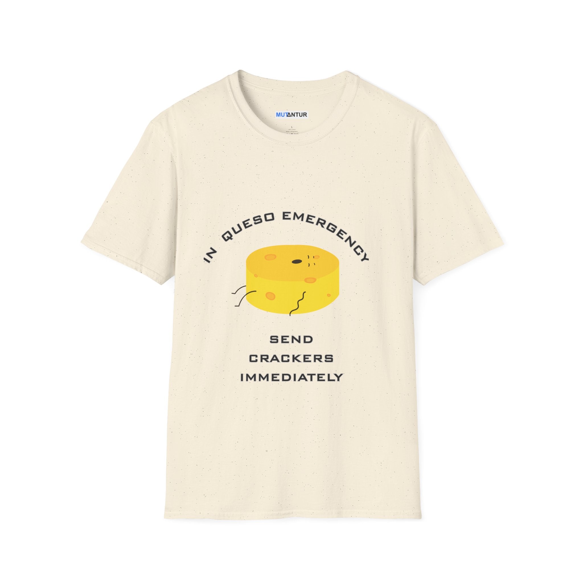 In Queso Emergency T-Shirt | Funny Cheese Pun Graphic Tee - Mutantur Labs LLC