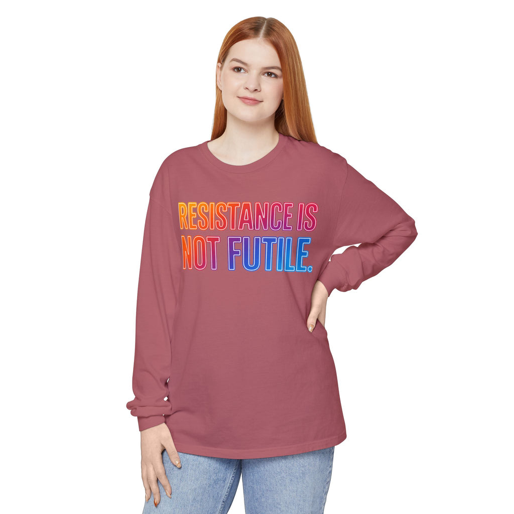 Resistance Is Not Futile Long Sleeve Tee – Rally for Freedom Shirt