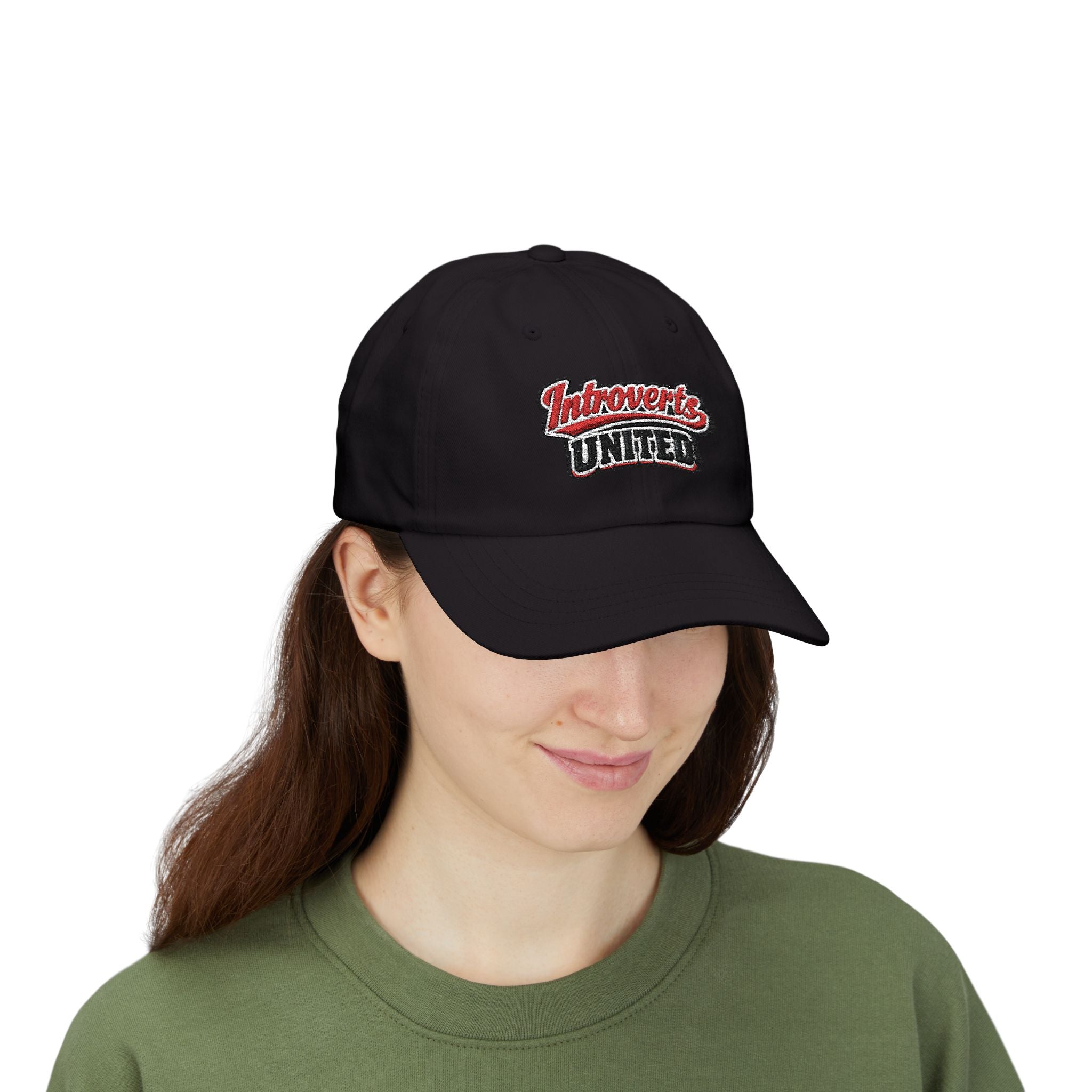 Introverts United Dad Cap | Embroidered Baseball Hat - Mutantur Labs LLC