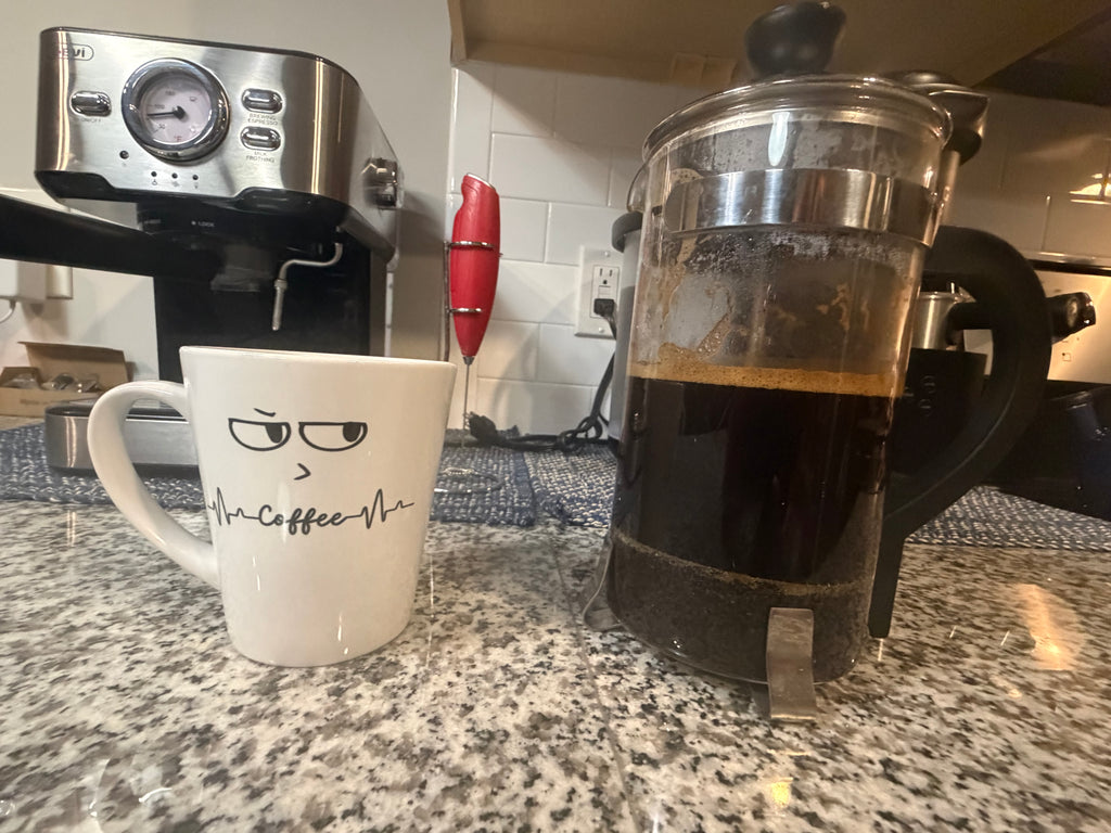 Coffee Heartbeat Mug | Minimal Funny Latte Coffee Cup - Mutantur Labs LLC