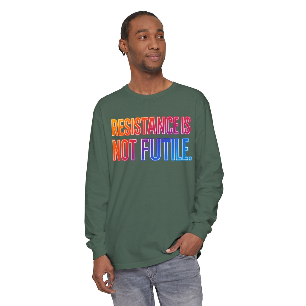 Resistance Is Not Futile Long Sleeve Tee – Rally for Freedom Shirt