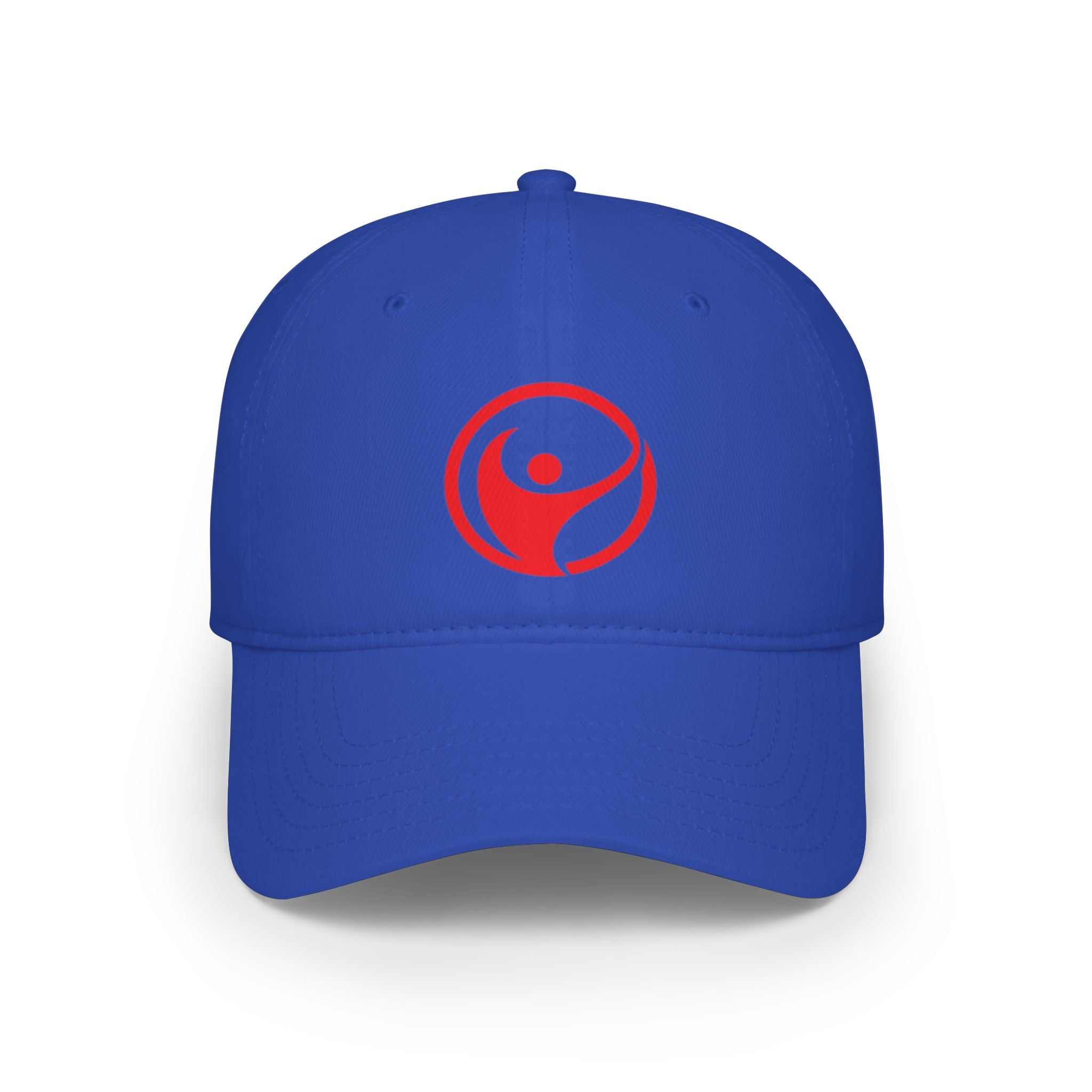 Intrepid Red Circular Logo Baseball Cap - Mutantur Labs LLC