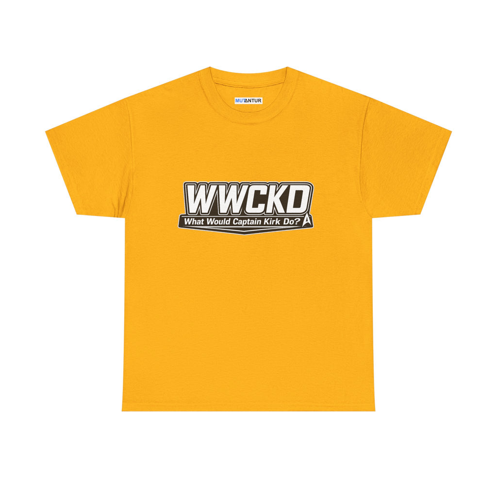 WWCKD T-Shirt | What Would Captain Kirk Do Sci-Fi Tee - Mutantur Labs LLC
