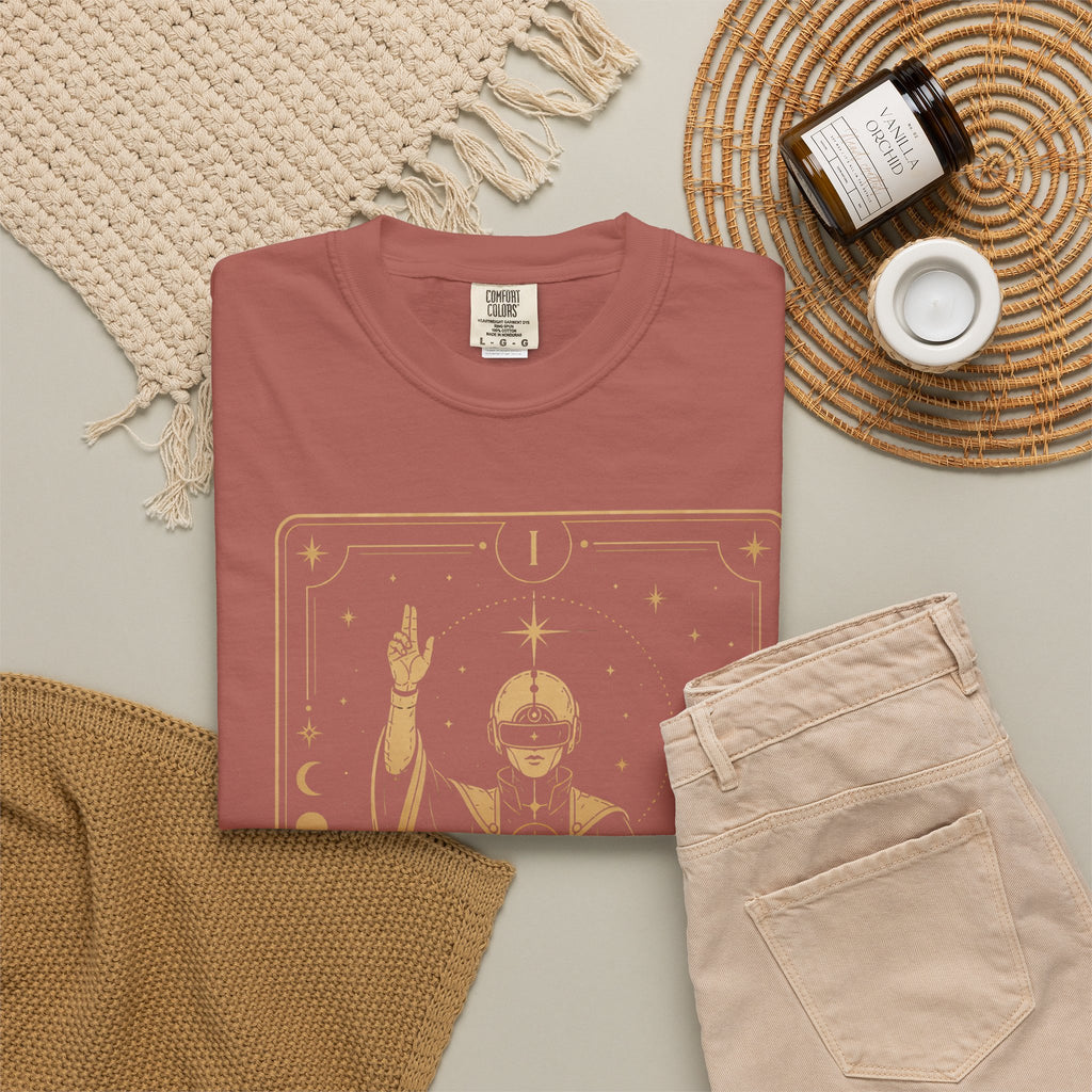 The Magician Tarot T-Shirt — Future Arcana Comfort Colors Graphic Tee