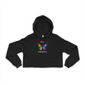 Stand by I'm Recreating myself Butterfly Cropped Hoodie - Mutantur Labs LLC