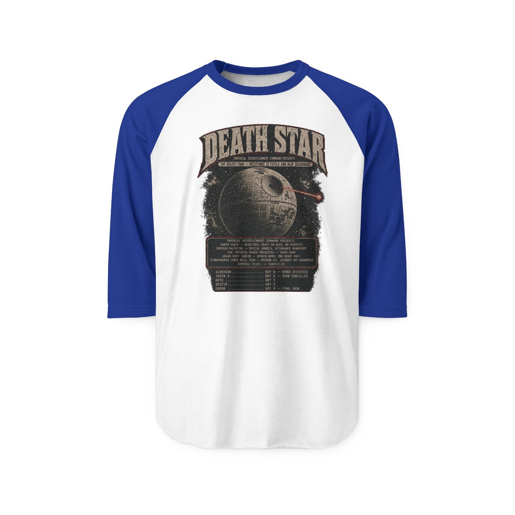 Death Star Galaxy Tour T-Shirt — Vintage Imperial Concert Graphic Tee