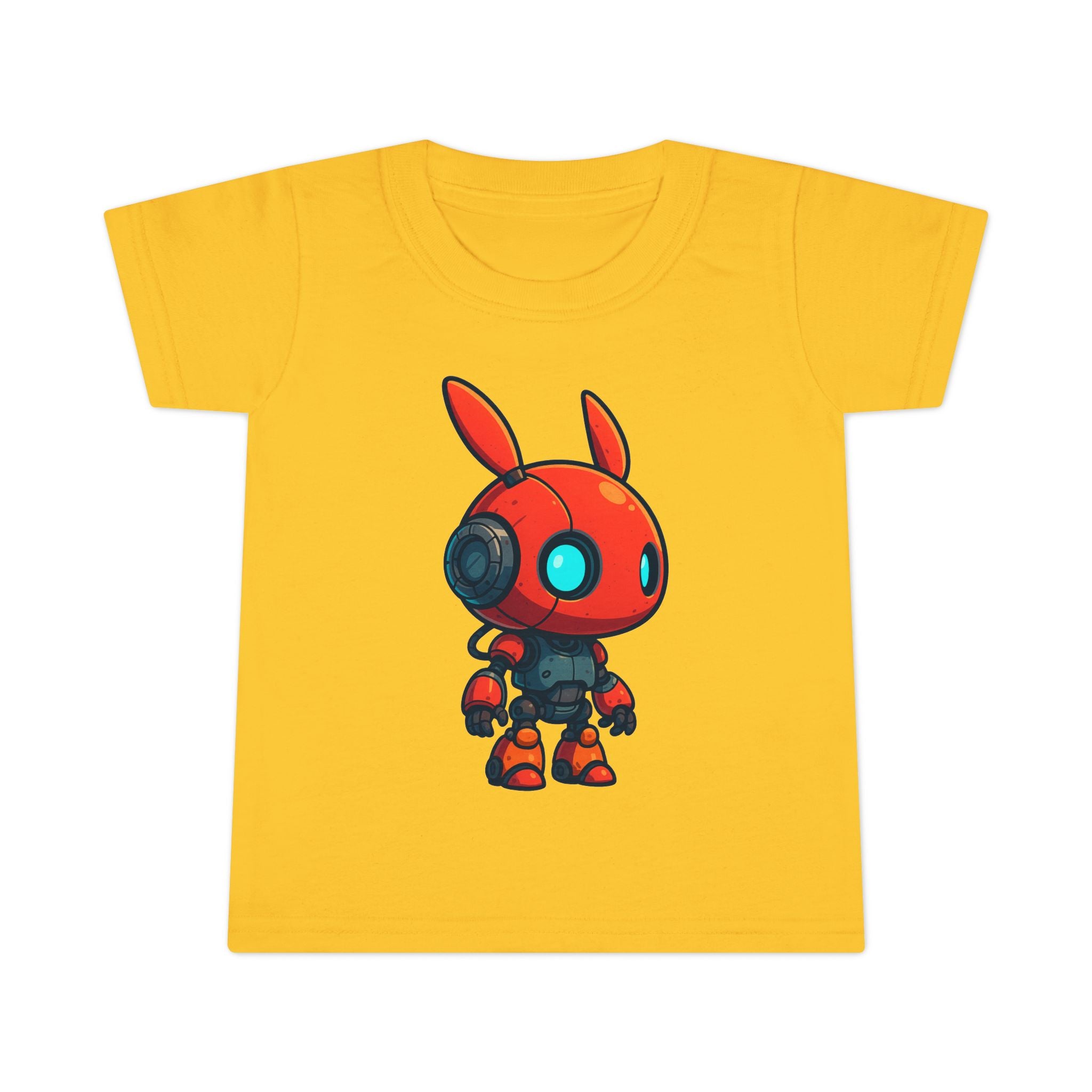 Happy RobotToddler T-shirt | Cute Sci-Fi Bunny Robot, Kids Tee - Mutantur Labs LLC