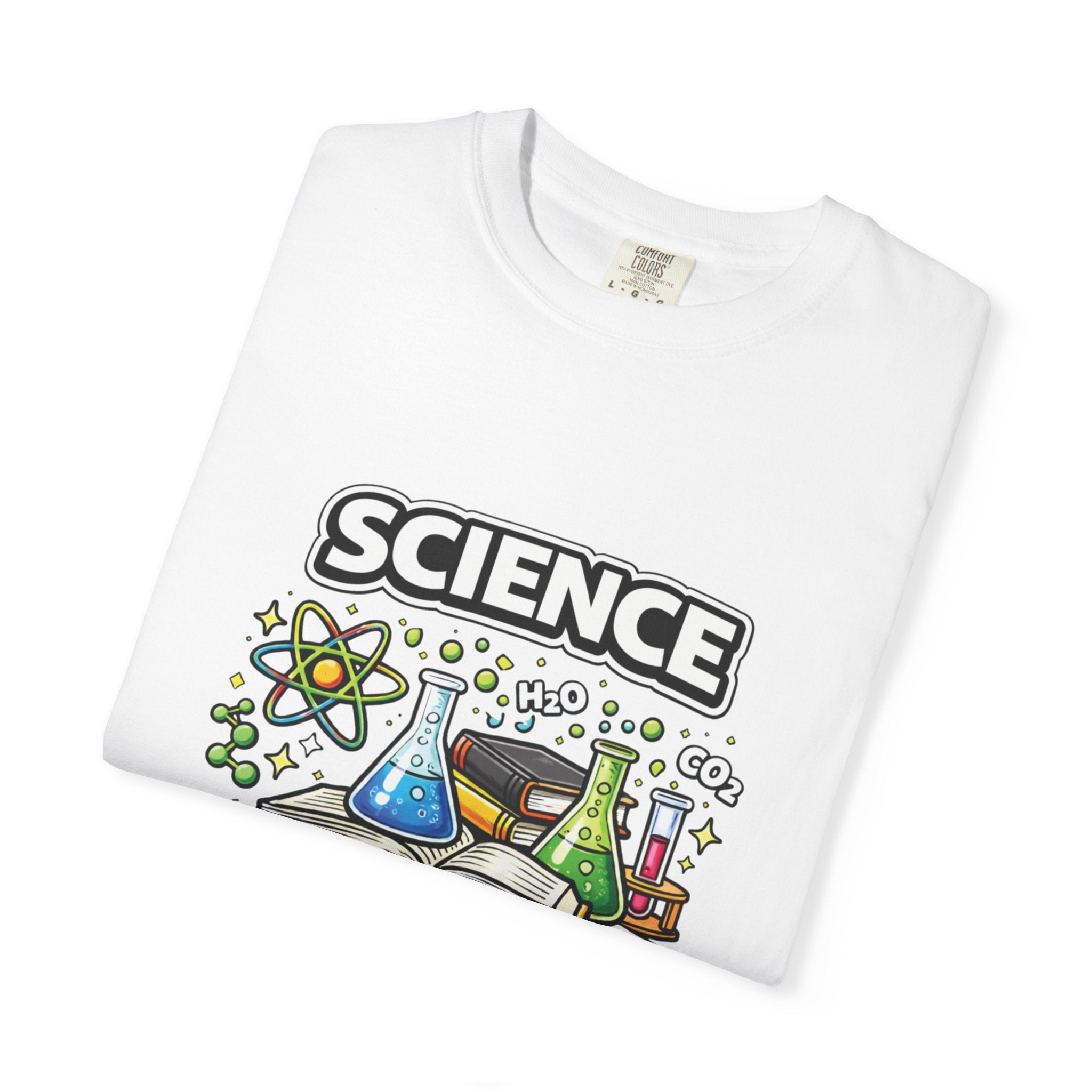 Science Because figuring it out is better than making shit up Comfort Colors tee - Mutantur Labs LLC