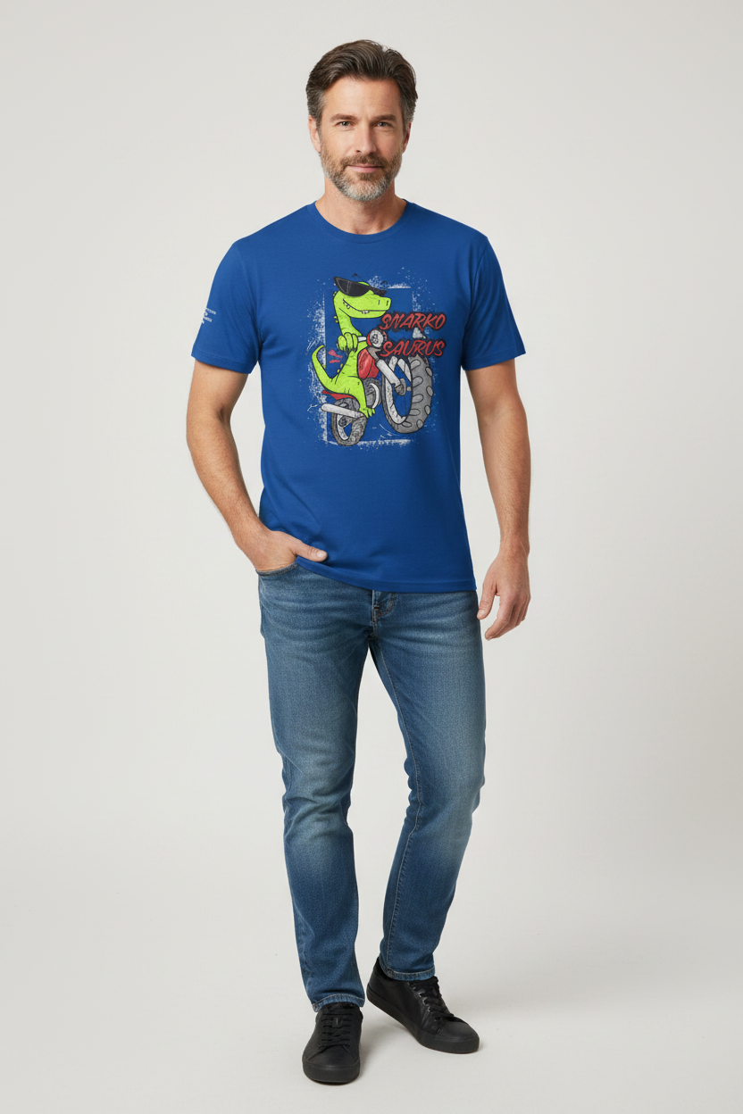 Snarkosaurus Dinosaur T-Shirt — Funny Dino Graphic Tee for Dinosaur Lovers - Mutantur Labs LLC