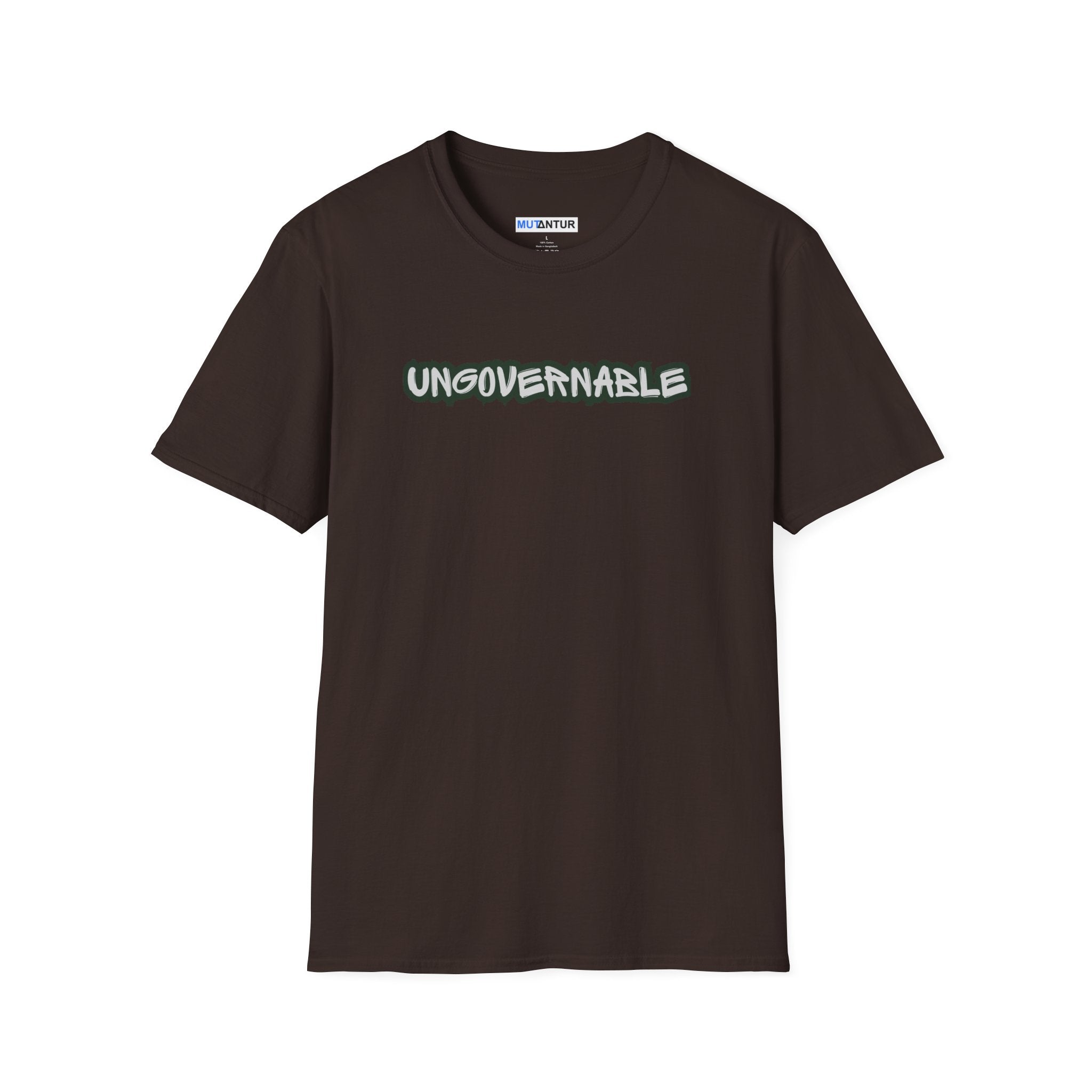 Ungovernable Graphic Tee — Bold Streetwear Statement T-Shirt - Mutantur Labs LLC