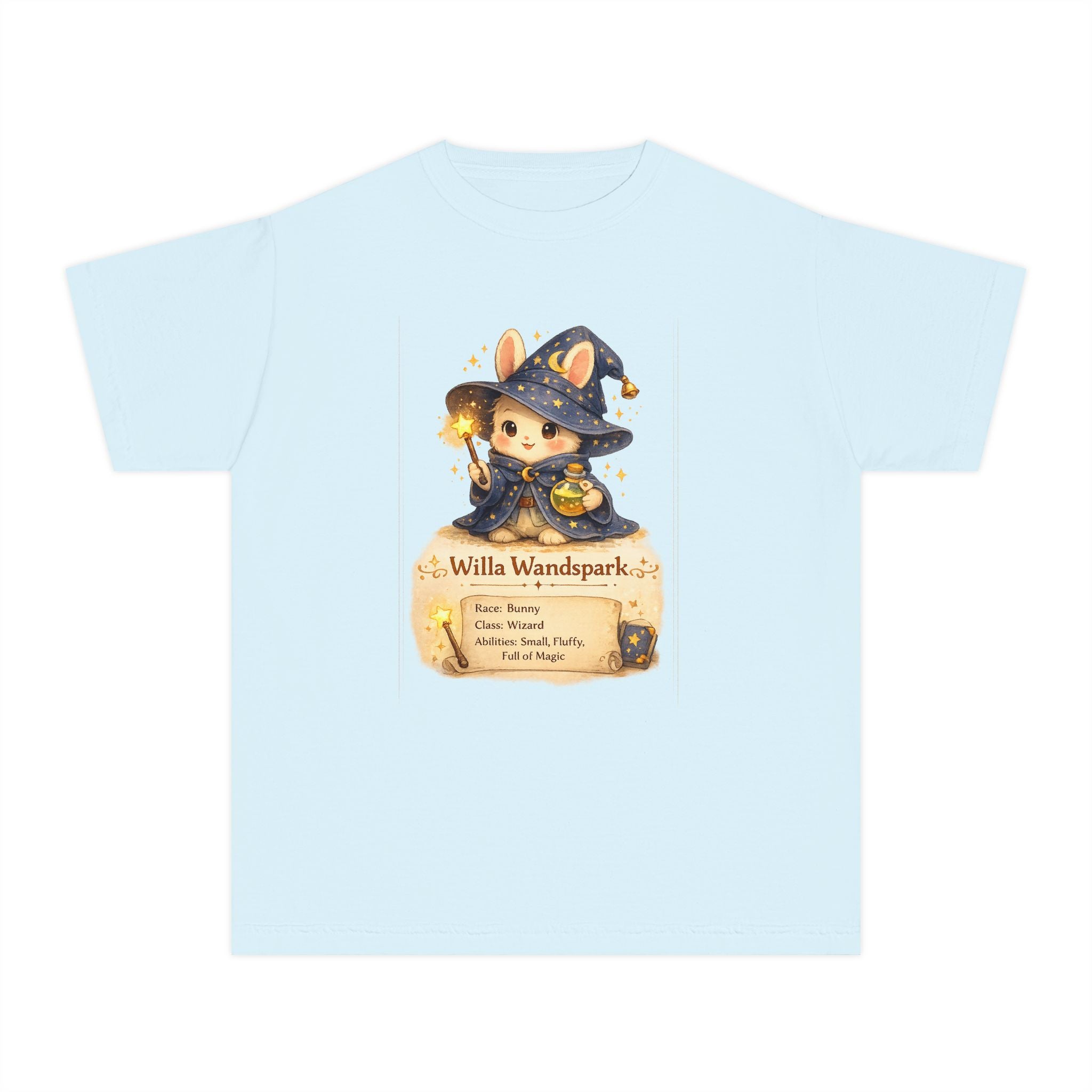 Willa Wandspark Kids Bunny Wizard Character T shirt