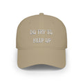 Do Try To Keep Up Baseball Cap — Red Casual Embroidered Statement Hat - Mutantur Labs LLC