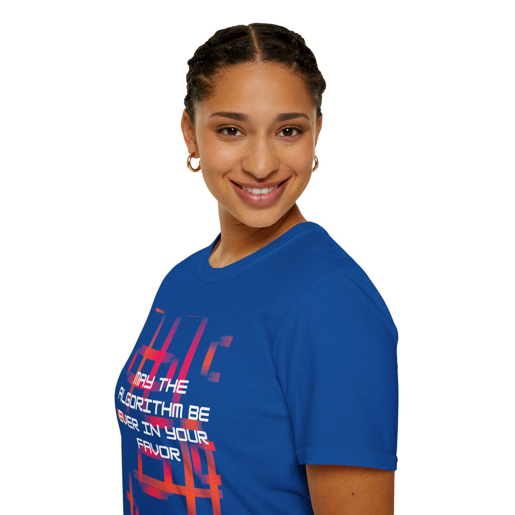May the Algorithm Be Ever in Your Favor Tech Graphic Tee - Mutantur Labs LLC