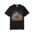 Skeleton Santa Holiday T-Shirt — Festive Gothic Christmas Comfort Colors Tee