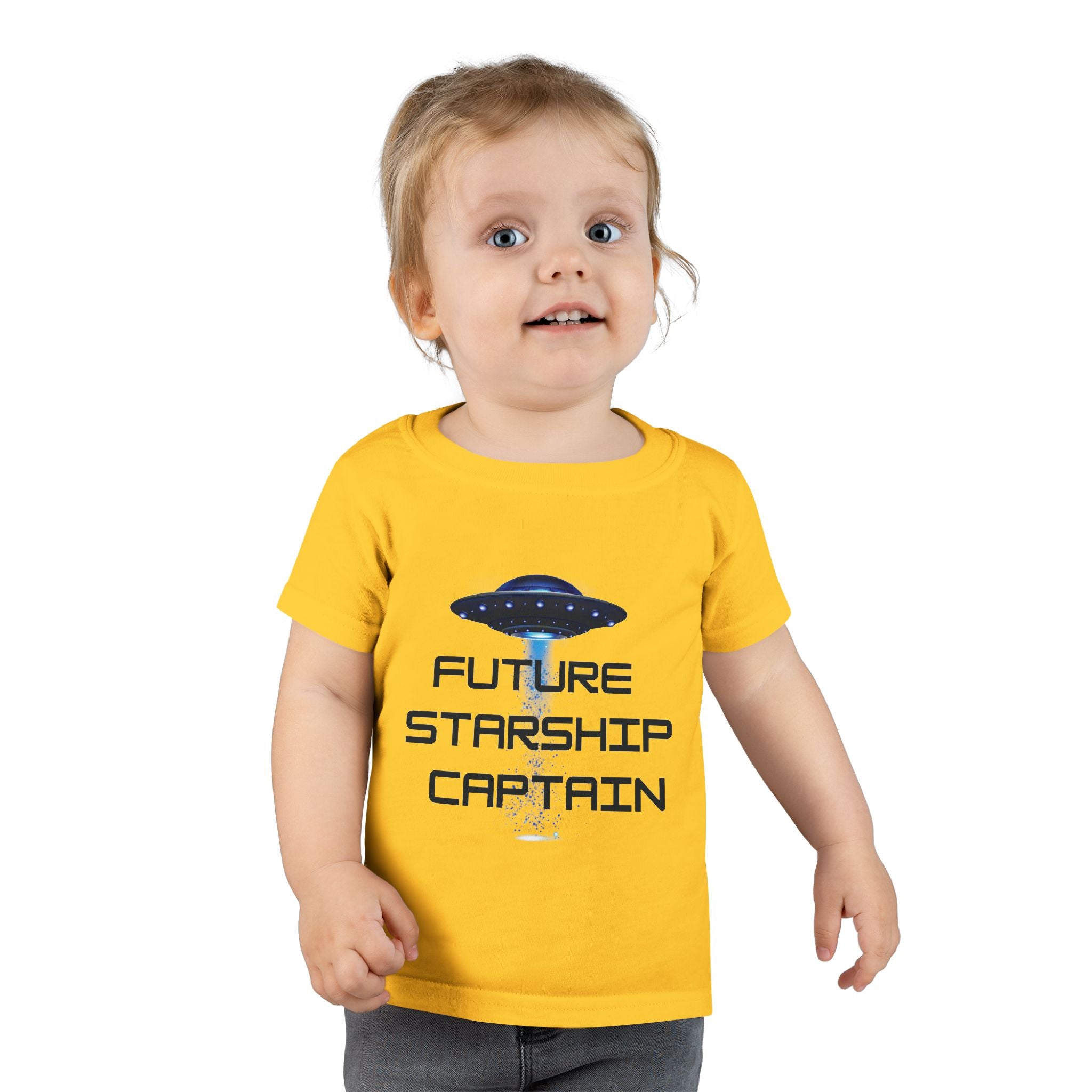 Future Starship Captain Toddler T-Shirt – Space Adventure Kids Tee - Mutantur Labs LLC