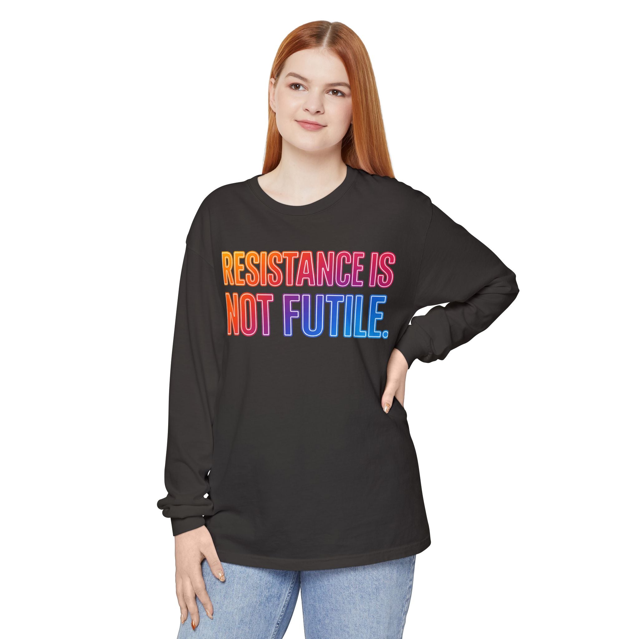Resistance Is Not Futile Long Sleeve Tee – Rally for Freedom Shirt