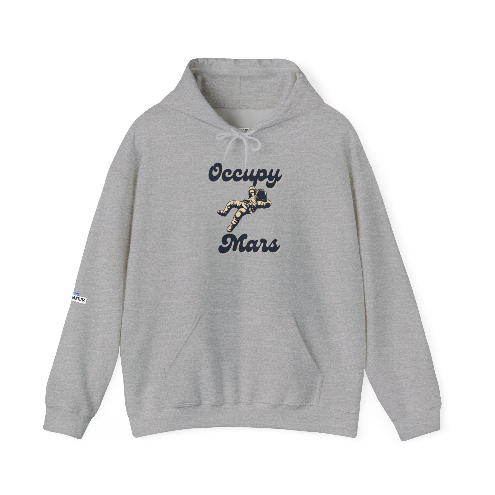 Occupy Mars Casual Statement Hoodie -, Unisex Sweatshirt - Mutantur Labs LLC