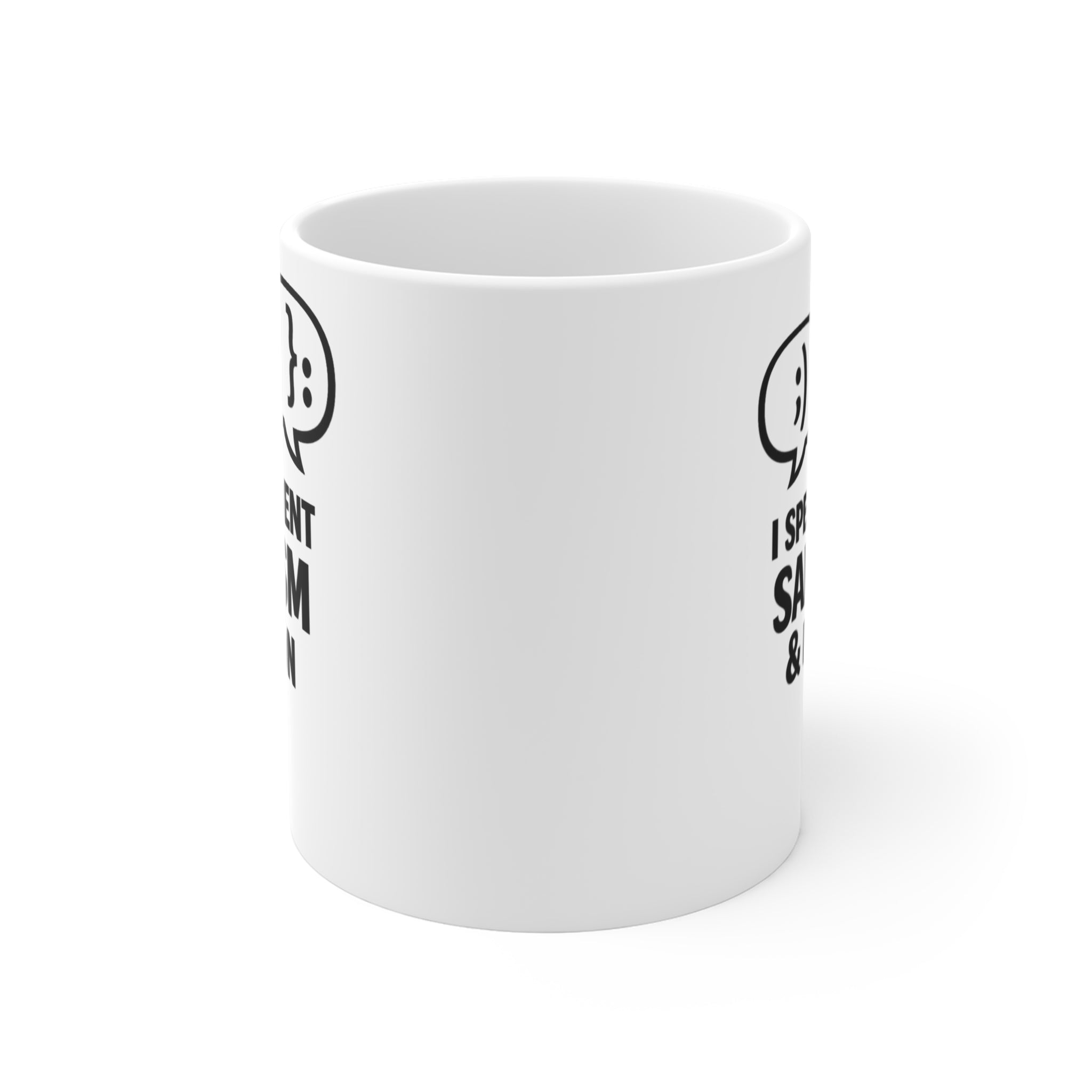 Python Mug — I Speak Fluent Sarcasm & Python 11oz Coffee Cup - Mutantur Labs LLC