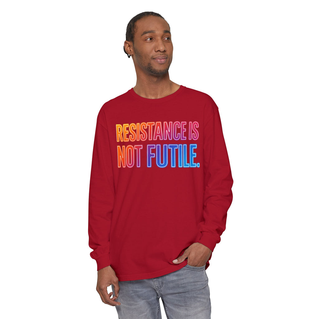 Resistance Is Not Futile Long Sleeve Tee – Rally for Freedom Shirt