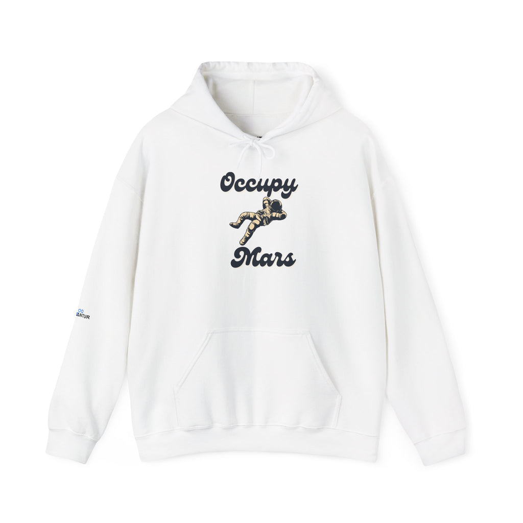 Occupy Mars Casual Statement Hoodie -, Unisex Sweatshirt - Mutantur Labs LLC