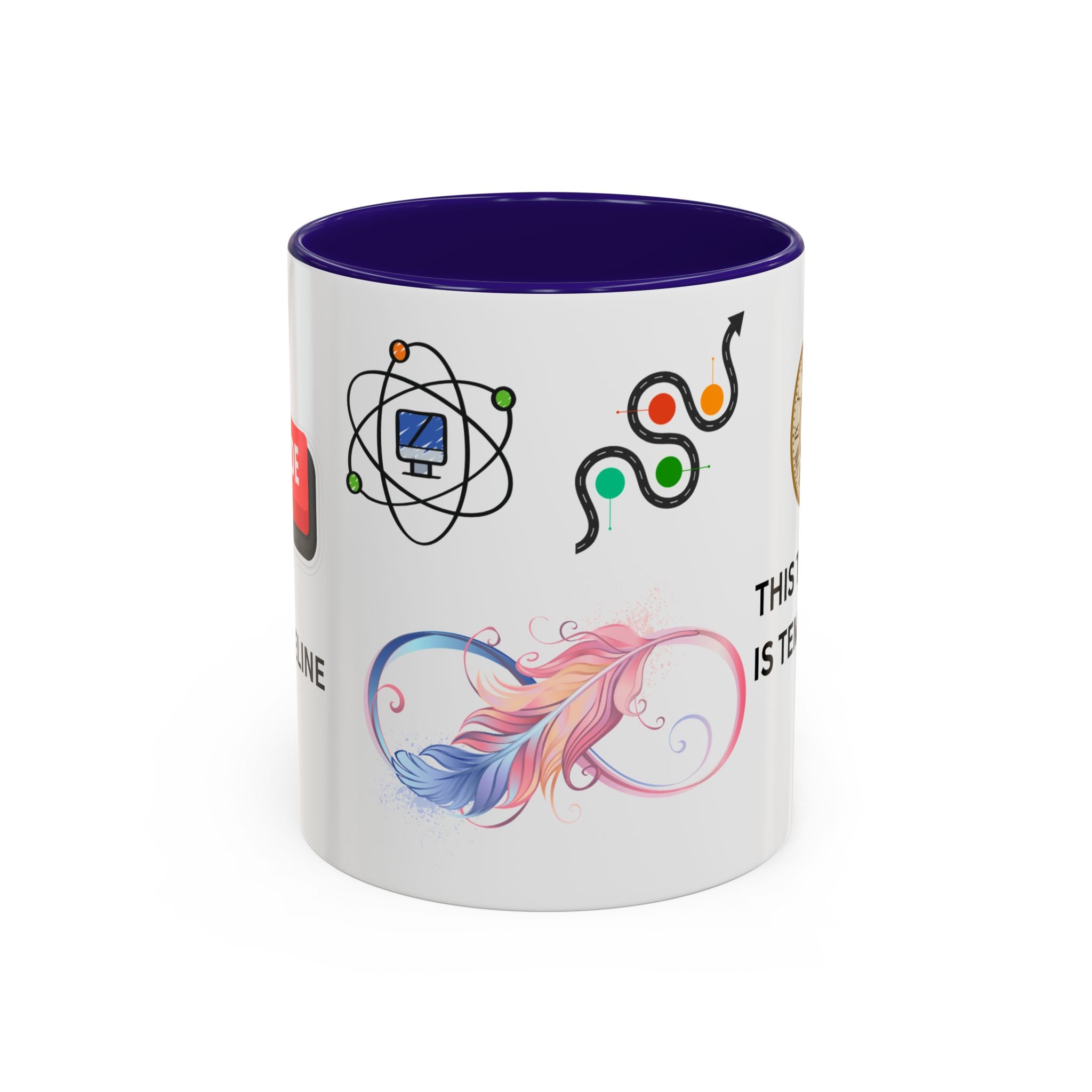 Upgrade Your Timeline Mug — This Timeline Is Temporary Funny Ceramic Coffee Cup - Mutantur Labs LLC