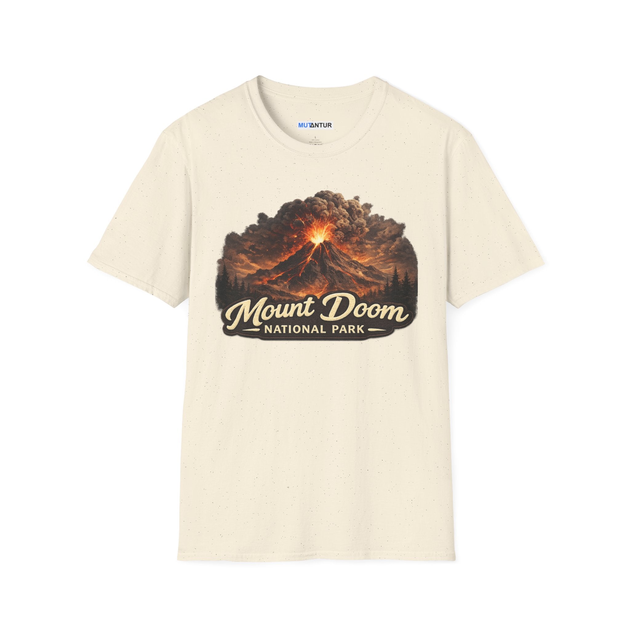 Mount Doom National Park T-Shirt — Volcanic Eruption Graphic Tee
