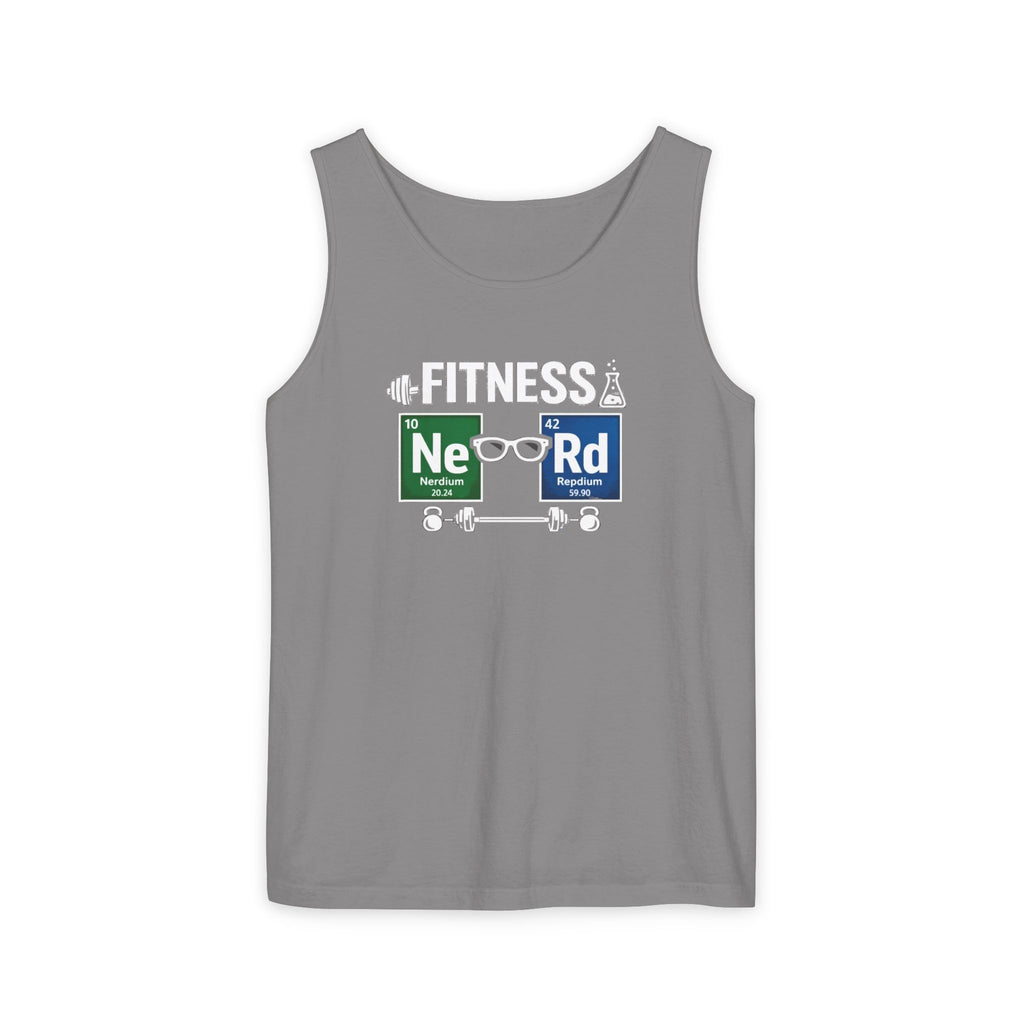 Geeky 'NeRd' Periodic Table Tank Top — Science & Fitness Nerd Graphic Tank - Mutantur Labs LLC