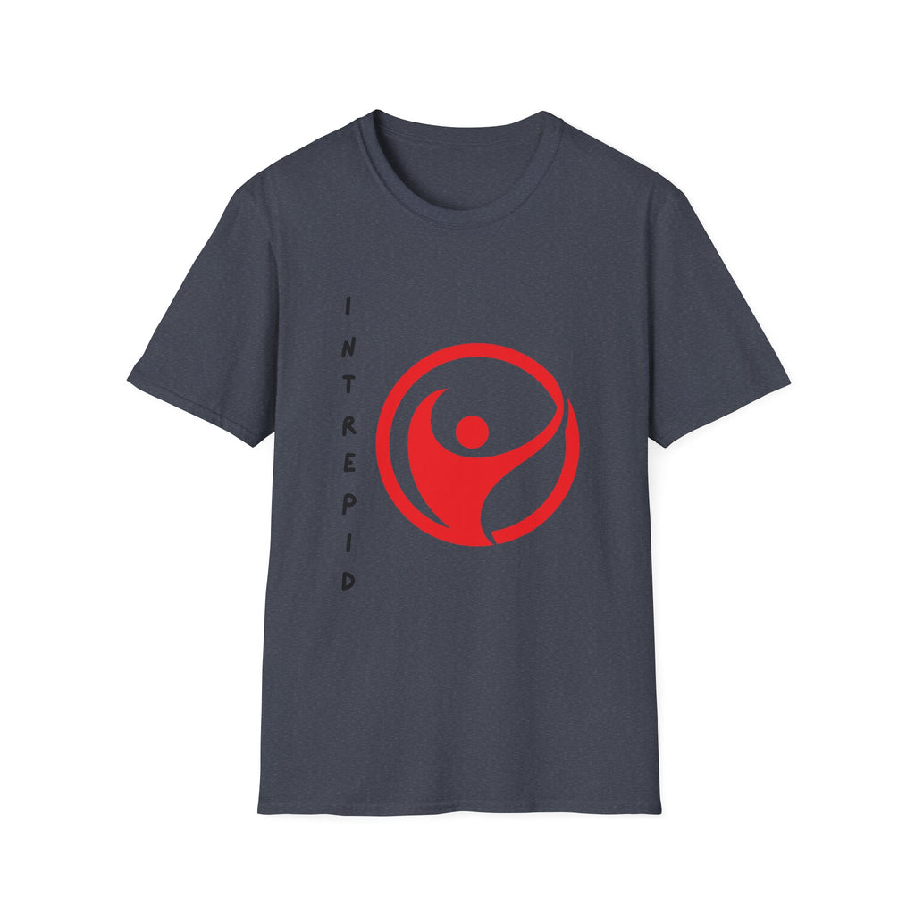 Intrepid Red Human Emblem T-Shirt | Empowerment Graphic Tee - Mutantur Labs LLC