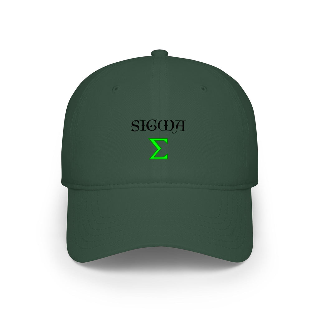 Sigma Baseball Cap – Greek Letter Σ Low-Profile Hat - Mutantur Labs LLC