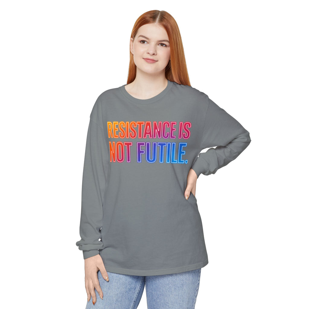Resistance Is Not Futile Long Sleeve Tee – Rally for Freedom Shirt
