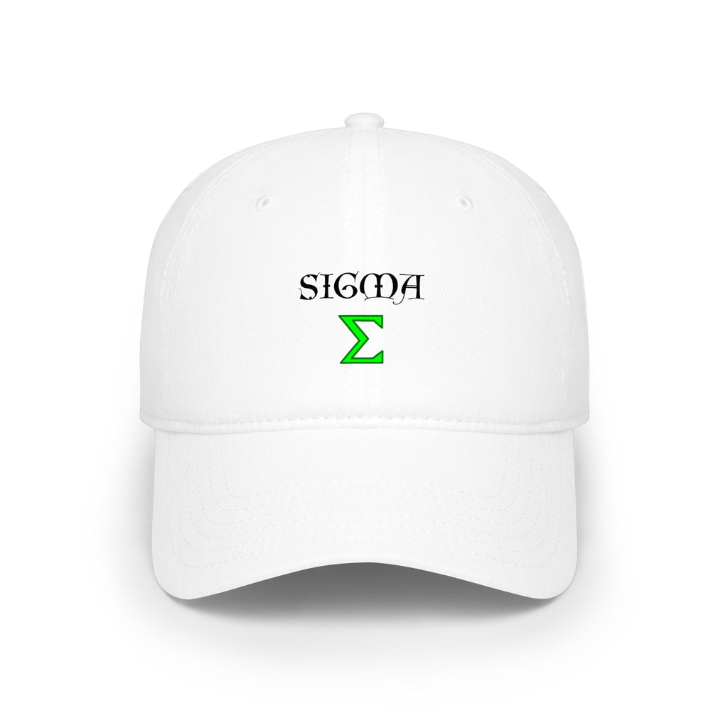 Sigma Baseball Cap – Greek Letter Σ Low-Profile Hat - Mutantur Labs LLC