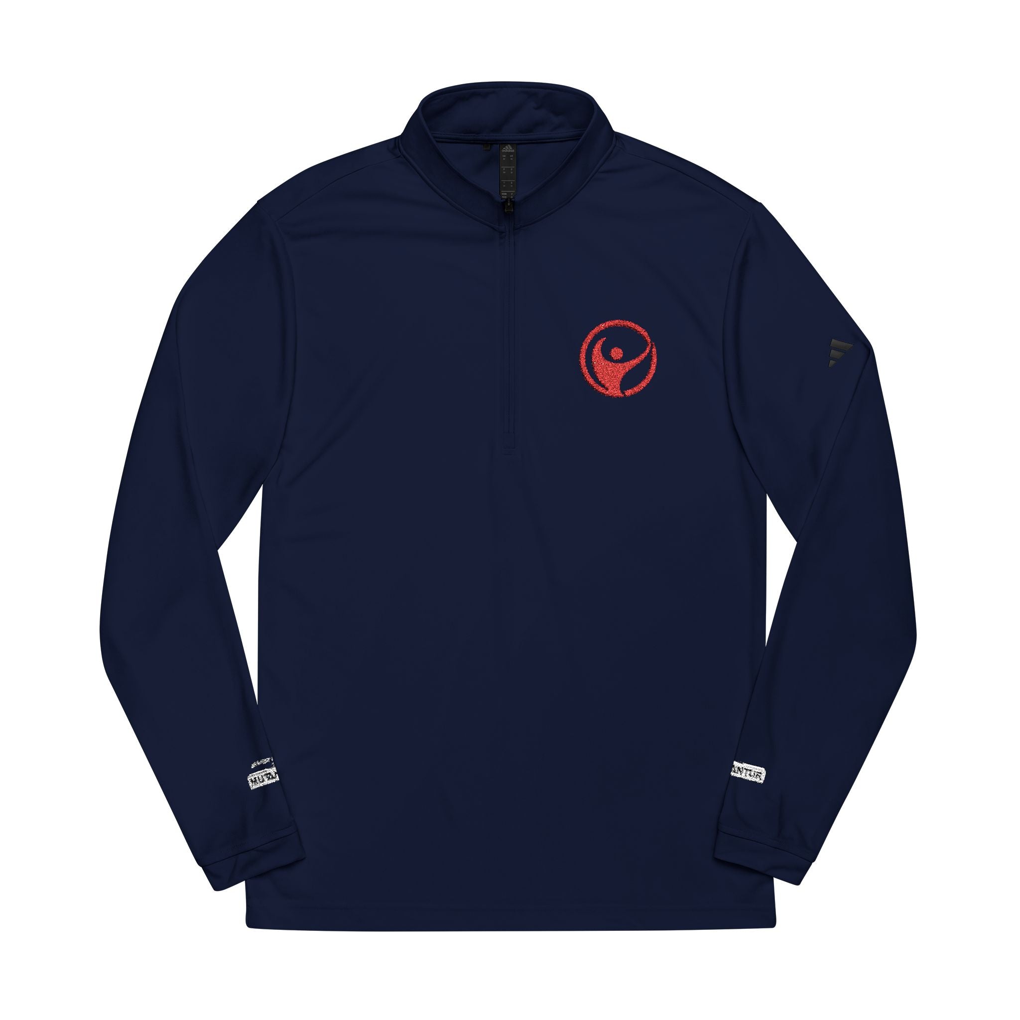 Quarter-Zip Pullover with Red Intrepid Logo | UPF 50+ Lightweight Performance Layer