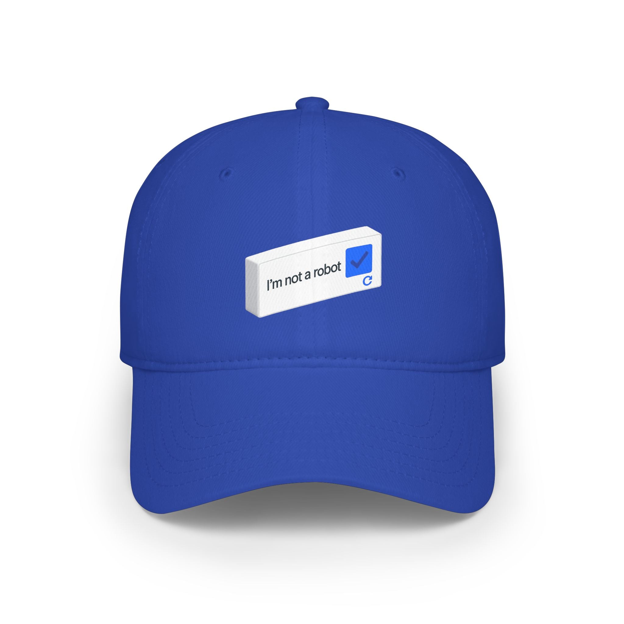 I'm Not a Robot checkbox cap | Low Profile Baseball Cap - Mutantur Labs LLC