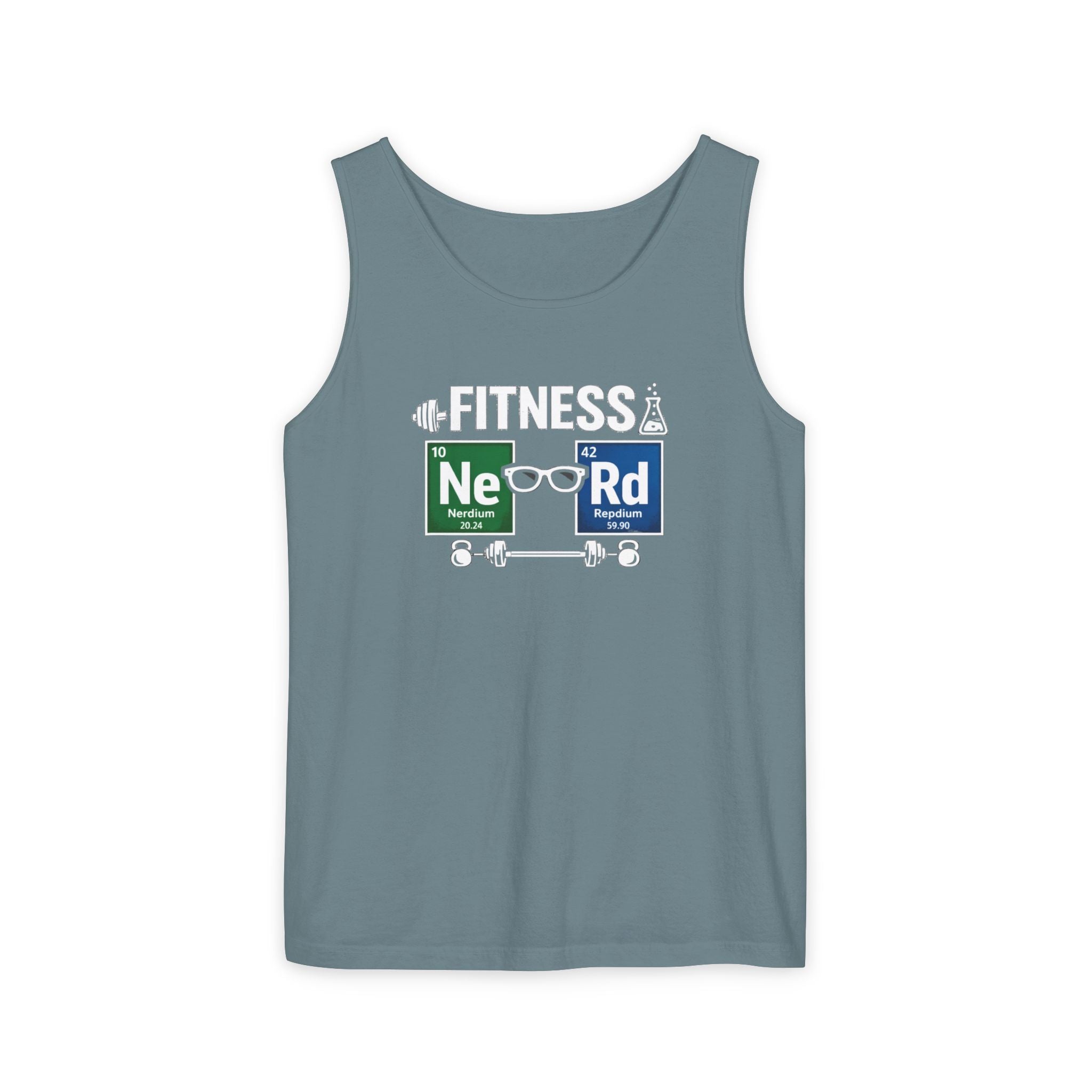 Geeky 'NeRd' Periodic Table Tank Top — Science & Fitness Nerd Graphic Tank - Mutantur Labs LLC