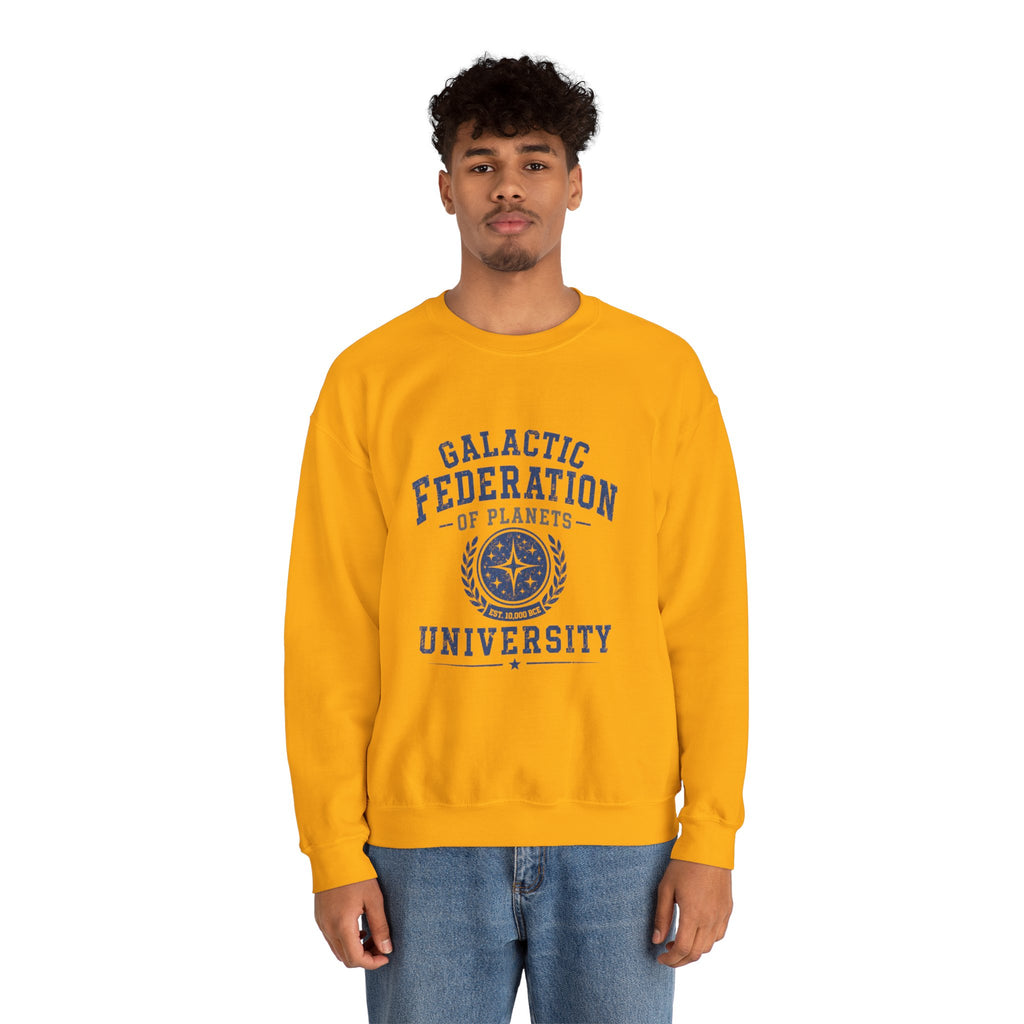 Galactic Federation University Crewneck Sweatshirt - Mutantur Labs LLC