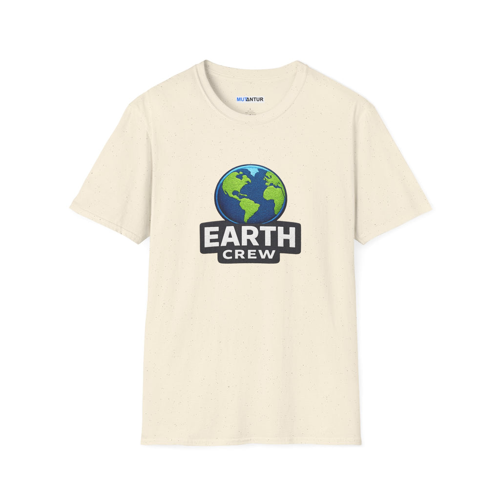 Earth Crew T-Shirt — Eco-Friendly Globe Graphic Tee - Mutantur Labs LLC