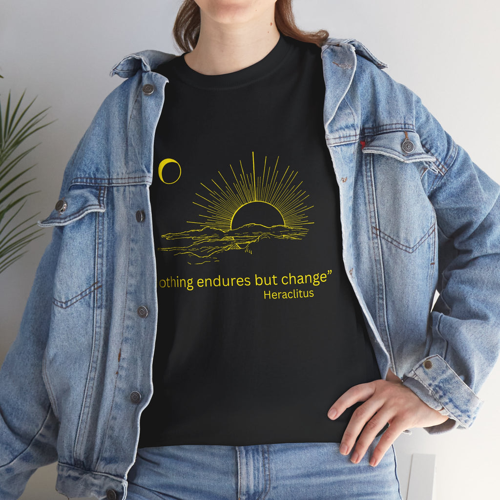 Nothing Endures but Change T-Shirt | Philosophical Quote Graphic Tee - Mutantur Labs LLC