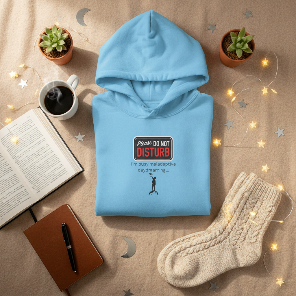 Do Not Disturb I'm Busy Maladaptive Daydreaming fleece hoodie