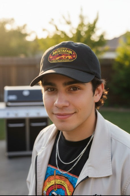 Anakin's Mustafar Lava Adventure Dad Cap — Vintage National Park Patch Baseball Hat