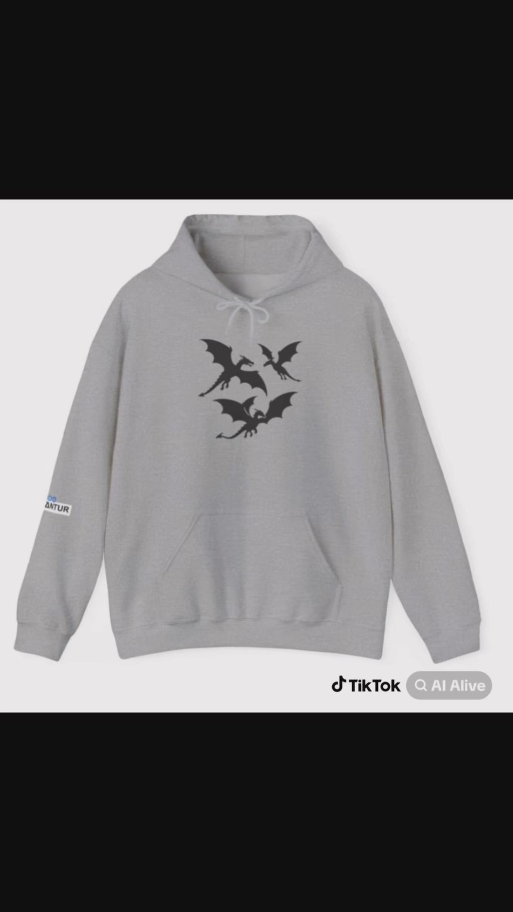 Mystical Dragon Sweatshirt — Unisex Hoodie for Gamers and Fantasy Fans