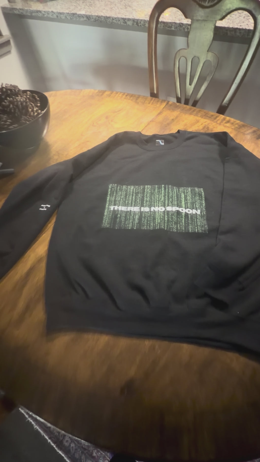 There is no spoon , The Matrix was a documentary, Unisex Crewneck Sweatshirt