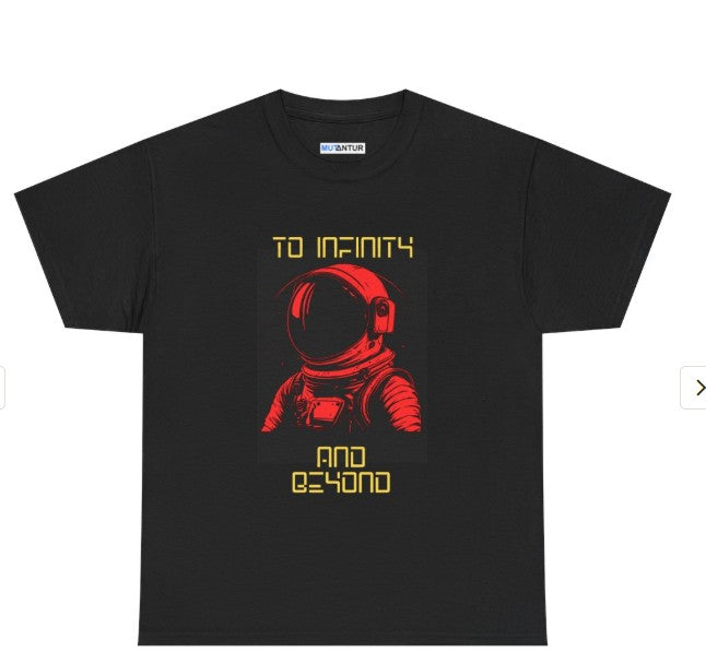 to Infinity and Beyond Retro Astronaut Space T-Shirt | Sci-Fi Adventure Graphic Tee - Mutantur Labs LLC